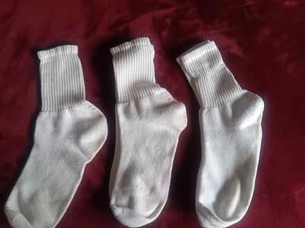 Photo of free Men's white crew socks (Poughkeepsie off Wilbur) #2