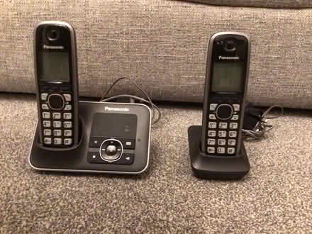 Photo of free Set of 2 Panasonic cordless phones (Lostock Hall PR5) #1