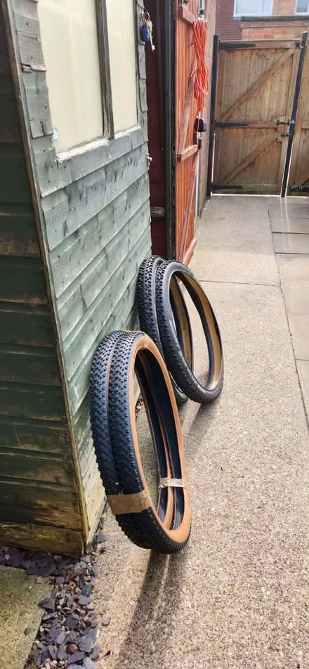 Photo of free Mountain bike tyres (Caldecott OX14) #3