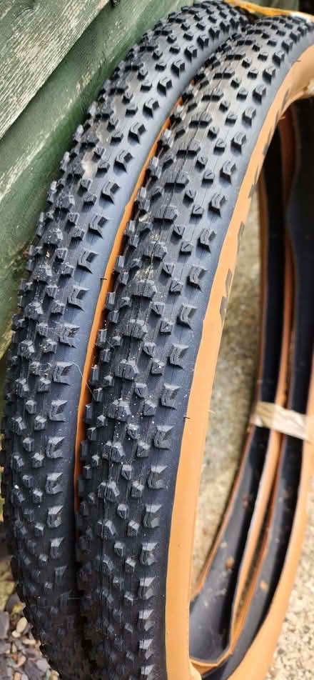 Photo of free Mountain bike tyres (Caldecott OX14) #2