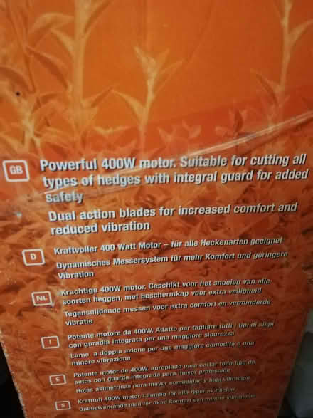 Photo of free Black and Decker GT350 electric hedge trimmer (Ebley GL5) #4