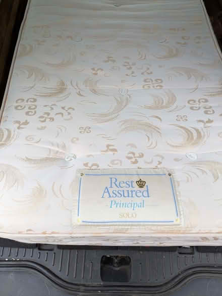 Photo of free Wooden French bed, small single (Lavant PO18) #2