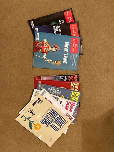 Photo of free Loads of New Scientist and Economist Magazines (DA2) #1