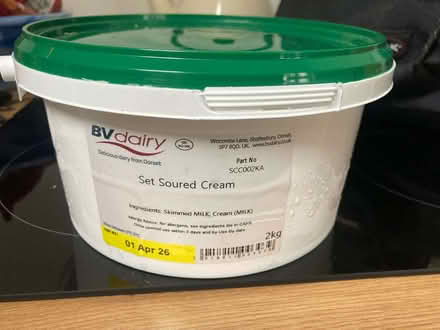 Photo of free Sour cream 2kg, unopened (Headington Quarry OX3) #1