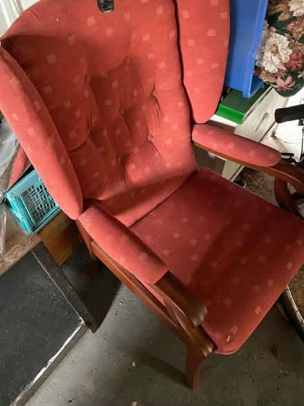 Photo of free wingback chair (Llangollen LL20) #1