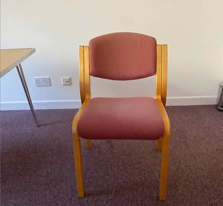 Photo of free Red Fabric Wooden Chairs (New England Quarter BN1) #1