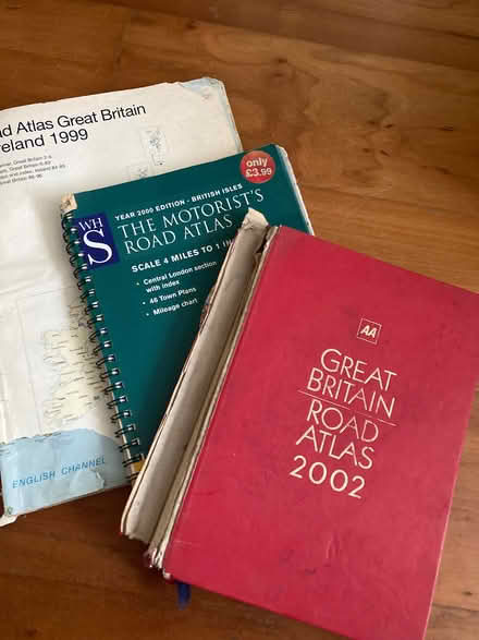 Photo of free Old road atlases - for art projects? (Peachcroft OX14) #1