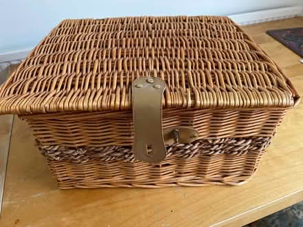 Photo of free Wicker hamper (Lower Wolvercote OX2) #1