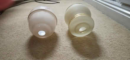 Photo of free 2x Antique Vintage Lampshades Glass (Low Westwood NE17) #2
