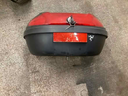 Photo of free Motorcycle top box (Market Drayton.) #1