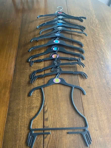 Photo of free Small plastic coat hangers (Wheathampstead, AL4) #1