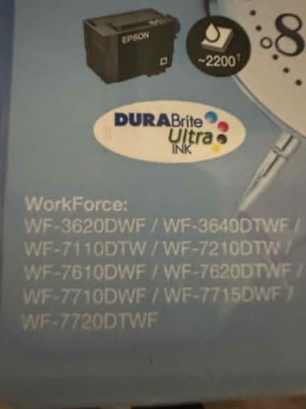 Photo of free Epson WF printer cartridges (Puckeridge SG11) #1