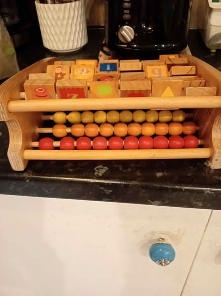 Photo of free Wooden alphabet & bead abacus (Richmond TW9) #3