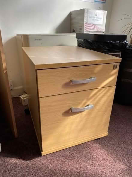 Photo of free Cabinet with 2 Drawers on Wheels (New England Quarter BN1) #1