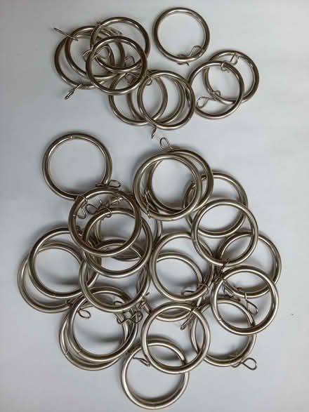 Photo of free Metal curtain rings (Brincliffe S11) #1
