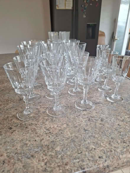 Photo of free 30 wine and sherry glasses (Swanley BR8) #1