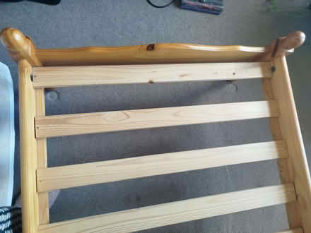 Photo of free Pine single bed frame (West Kirby CH48) #3