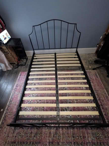 Photo of free Double bed frame (SE6) #2