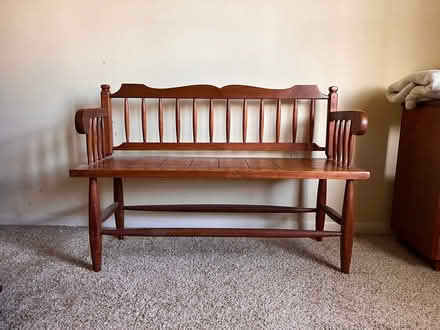 Photo of free Vintage wooden bench (La Cañada) #3