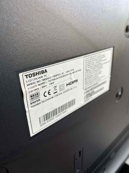 Photo of free Toshiba 32" HD 1080 TV. (Pokesdown BH6) #2