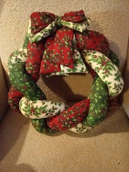 Photo of free Fabric Christmas Wreath 35cm Diameter (Chipping Norton OX7) #1