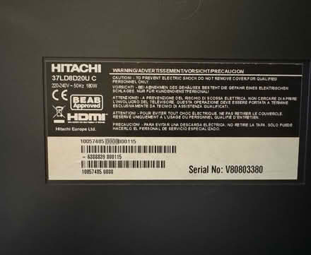 Photo of free Hitachi HD tv (Surrey RH7) #3