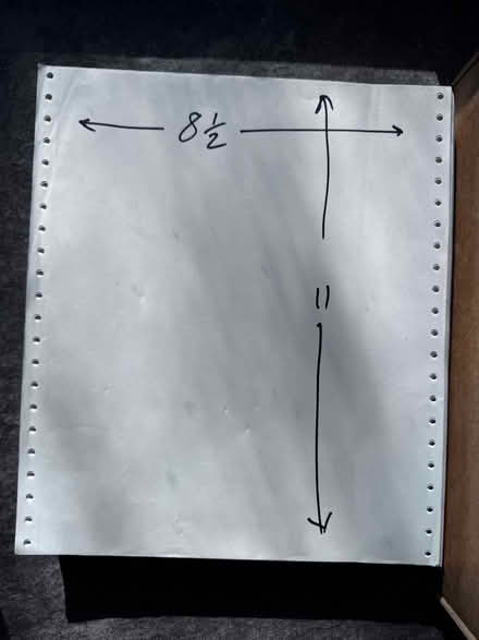 Photo of free Dot Matrix Form Feed Paper And Labels (Huntington YO32) #1