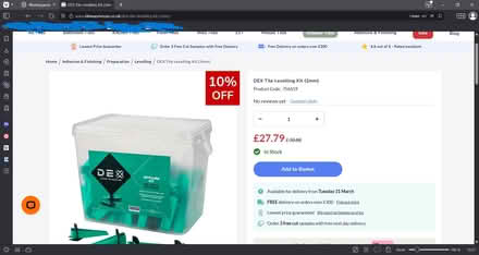 Photo of free Tile Levelling Kit (3mm) (Highbury Barn N5) #1