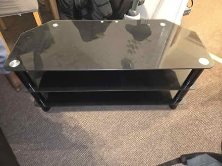 Photo of free Glass TV stand (Ch42) #1