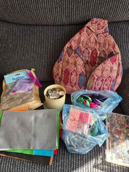 Photo of free Craft supplies with bag (Westcliff SS0) #1