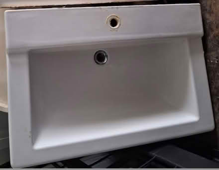 Photo of free Large bathroom ceramic basin (BH16 6JL) #1