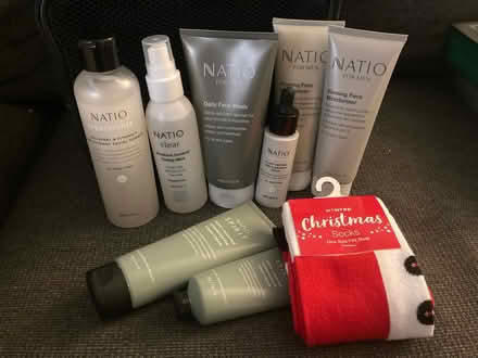 Photo of free Men’s Natio products and bath bag (Lewisham) #1