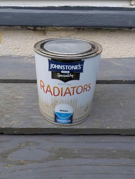 Photo of free 750ml white radiator paint (North Herts SG4) #1