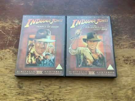 Photo of free Indiana jones dvds (Crewkerne) #1