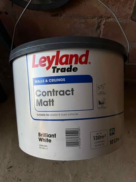 Photo of free Emulsion paint white matt (Waterthorpe, S20) #1