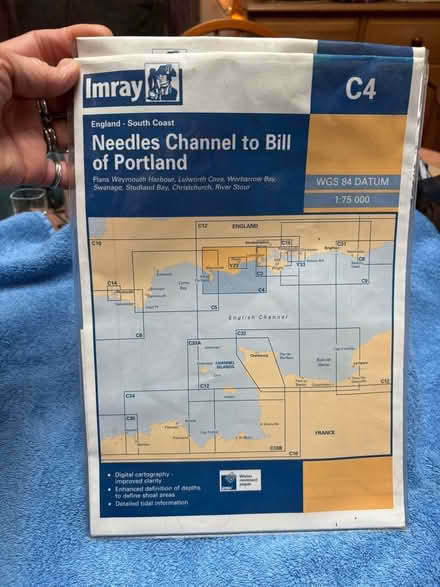 Photo of free Needles Channel to Bill of Portland navigation map (Waterlooville PO8) #1