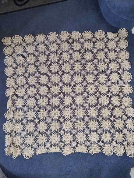 Photo of free Vintage cream table cloth and mats (Cheadle Hulme SK8) #1