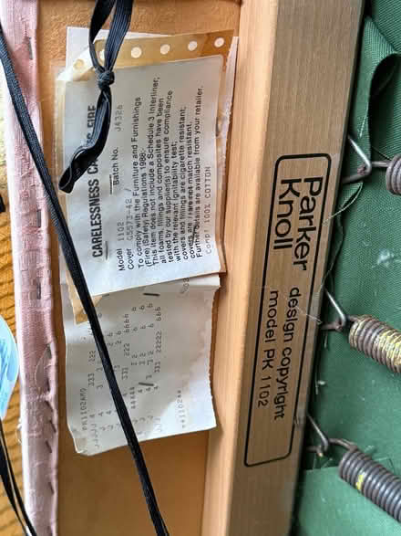 Photo of free 2 Vintage Parker Knoll armchairs (lu62pf) #2