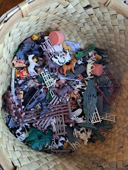 Photo of free Toy farm with hand- made farmhouse, barn and tractor shed. (Yaxley) #2