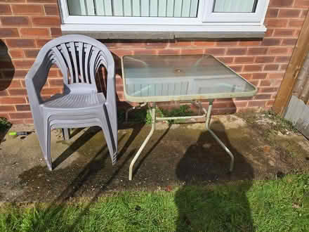 Photo of free Garden table and 4 chairs (Sutton Farm) #4