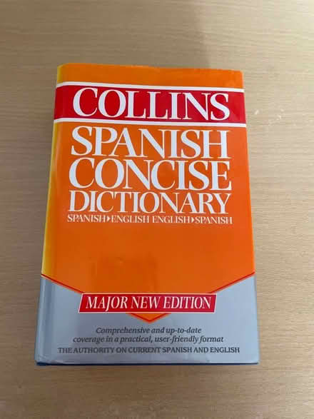 Photo of free Collin’s hardback Spanish–English dictionary (Talbot Village BH10) #1