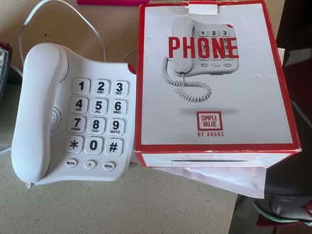 Photo of free Large button landline phone (Torbrex FK7) #1