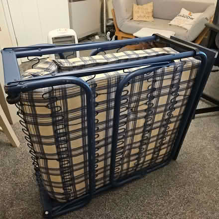 Photo of free Metal single foldable bedframe (Barcombe BN8) #3