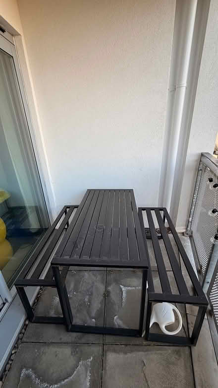 Photo of free Outdoor table and benches (East India E14) #1