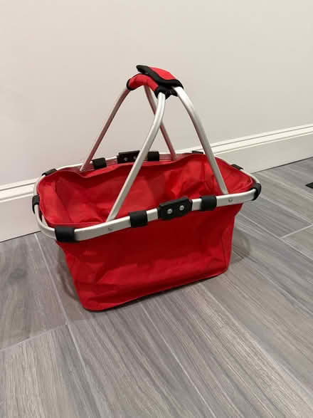 Photo of free Red Material basket (Coolidge Corner, Brookline) #1
