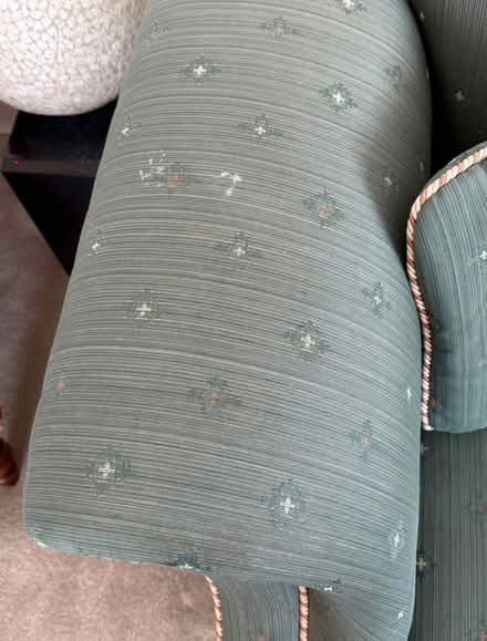 Photo of free Green two seater sofa (Cirencester GL7) #2