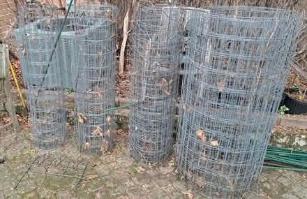 Photo of free 5 rolls of garden fencing (just NE of I55 and Lemont Rd) #1