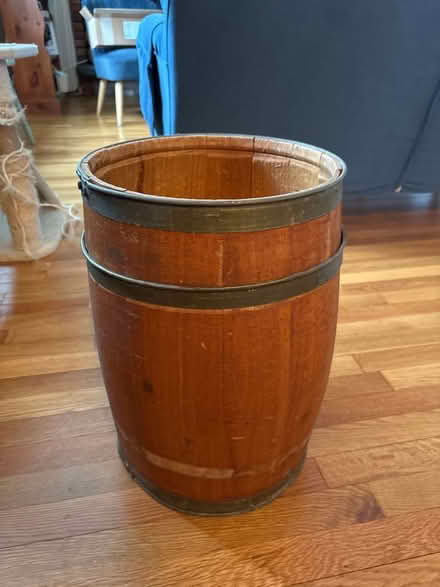 Photo of free Wooden barrel (Arlington Near Stratton) #1