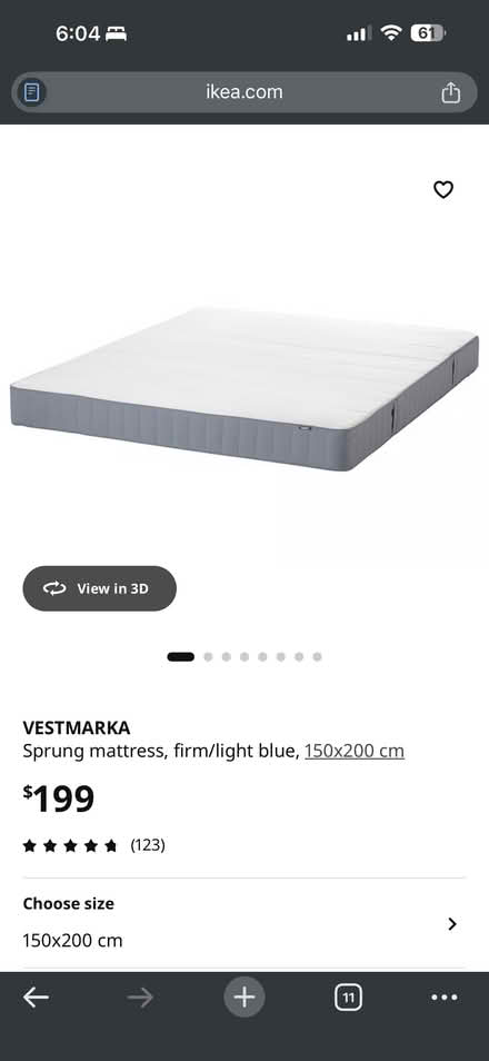 Photo of free Queen Mattress IKEA (Duo Residence Bugis) #1