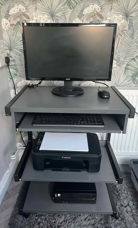 Photo of free Computer trolley on wheels (Gosport PO12) #1
